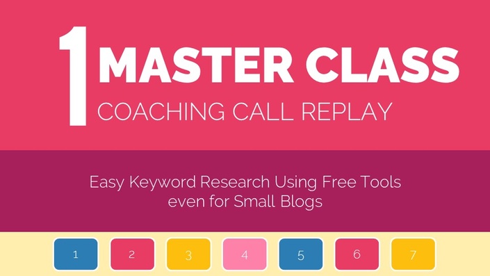 Coaching Call - Easy Keyword Research Using Free Tools