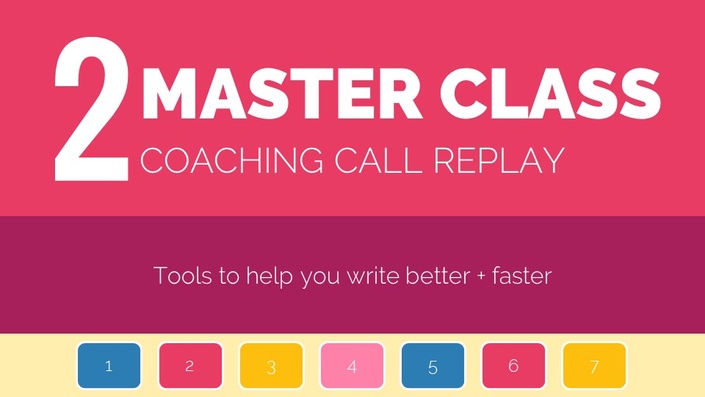 Coaching Call - Write Better Post Today