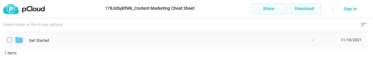Content Marketing Cheat Sheet