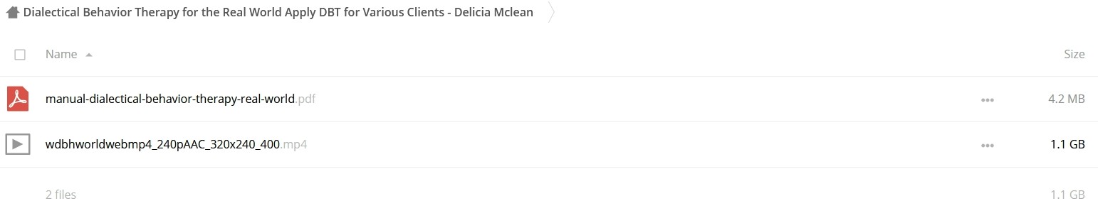 Dialectical Behavior Therapy for the Real World: Apply DBT for Various Clients - Delicia Mclean