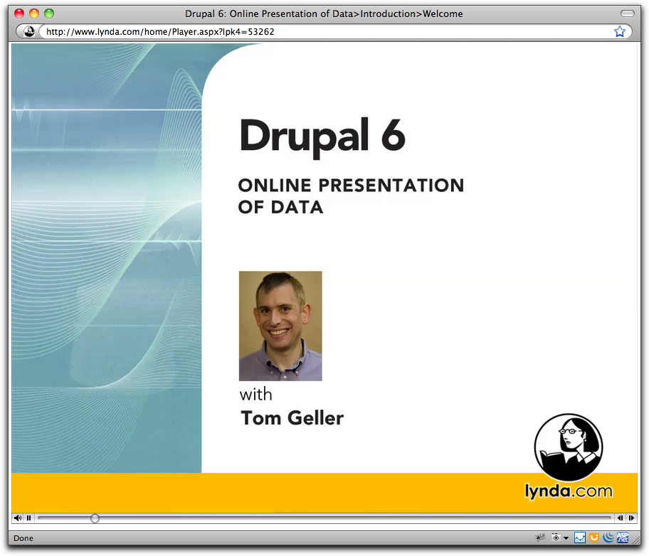 Drupal 6 Online Presentation of Data