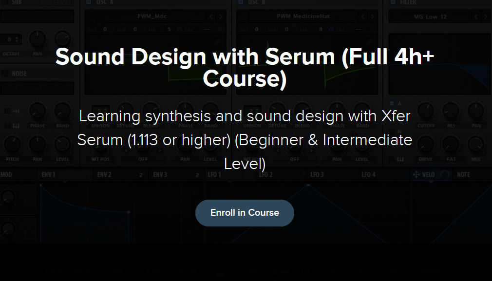 Francois - Module 3 Sound Design with Serum