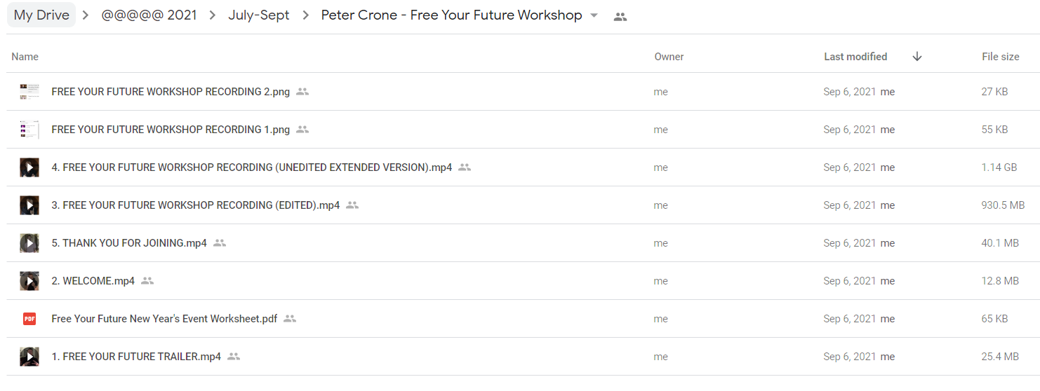 Free Your Future Workshop