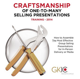 GKIC - Craftsmanship of One to Many Selling