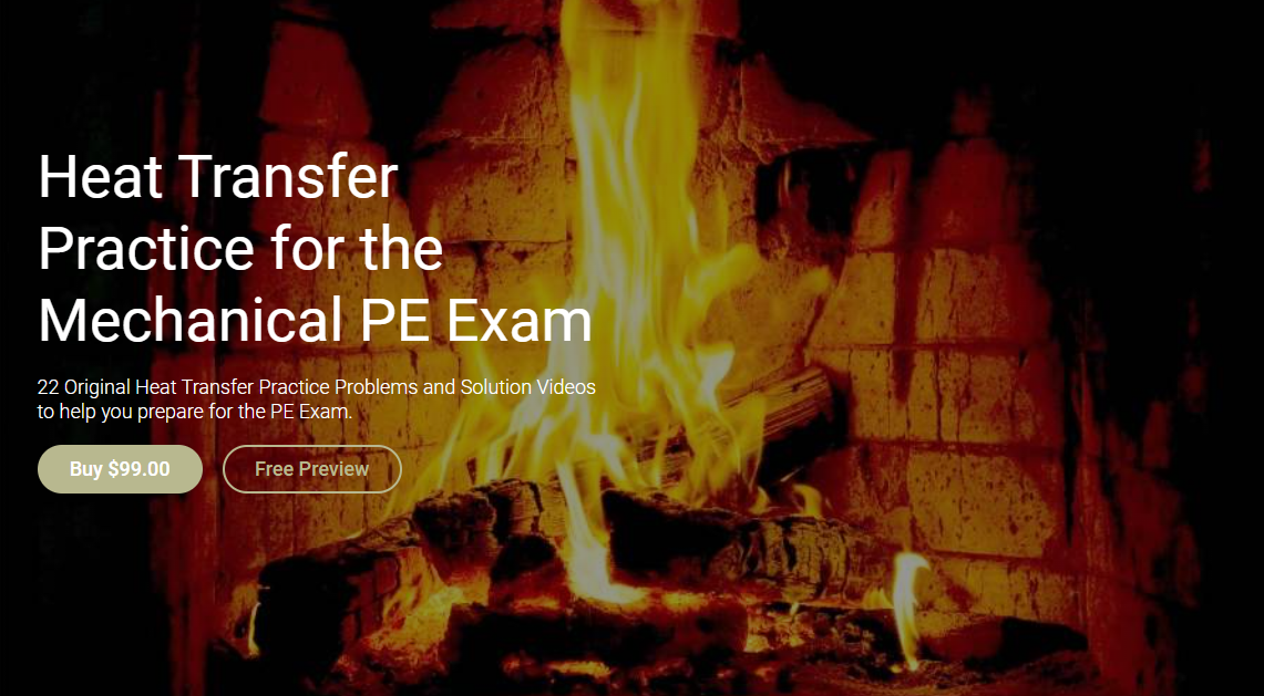 Heat Transfer Practice for the Mechanical PE Exam1