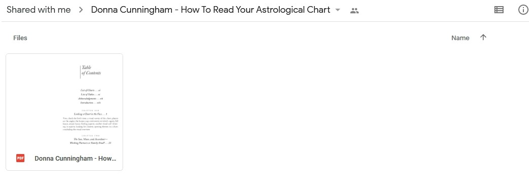 Donna Cunningham - How To Read Your Astrological Chart