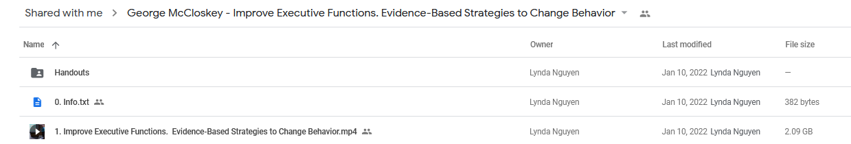 Improve Executive Functions: Evidence-Based Strategies to Change Behavior - George McCloskey