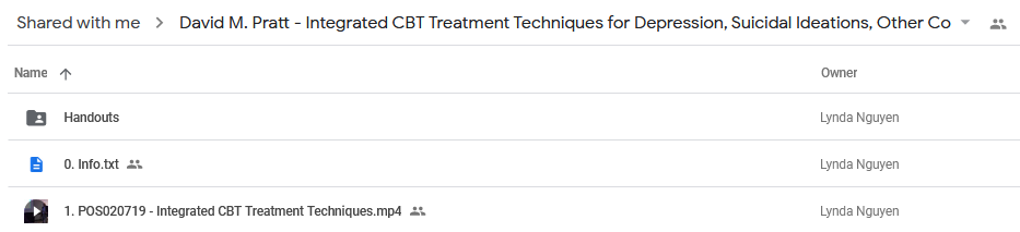 Integrated CBT Treatment Techniques for Depression, Suicidal Ideations, & Other Co-Morbid Conditions - David M. Pratt