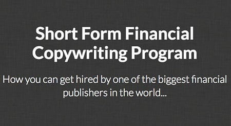 Jake Hoffberg - Short Form Financial Copywriting Program 2018