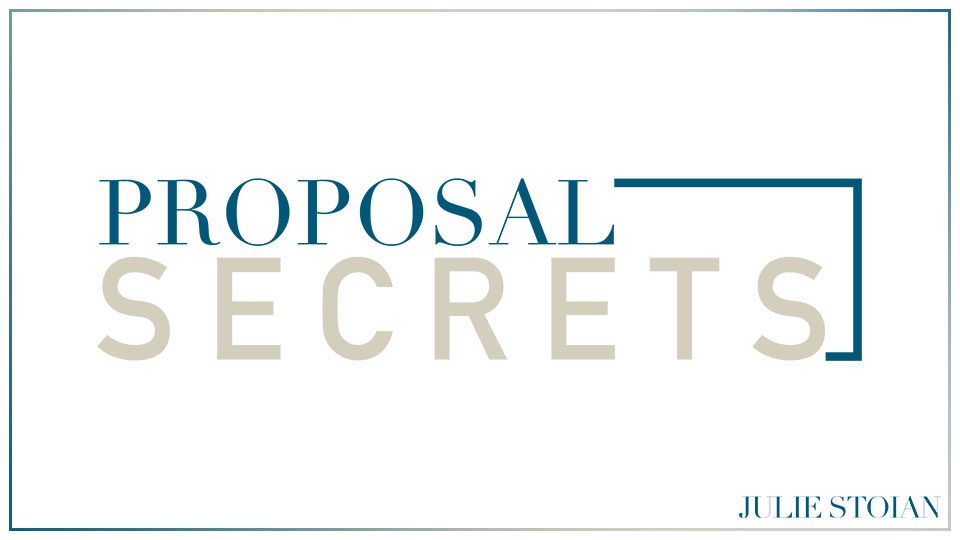 Julie Stoian - Proposal Secrets