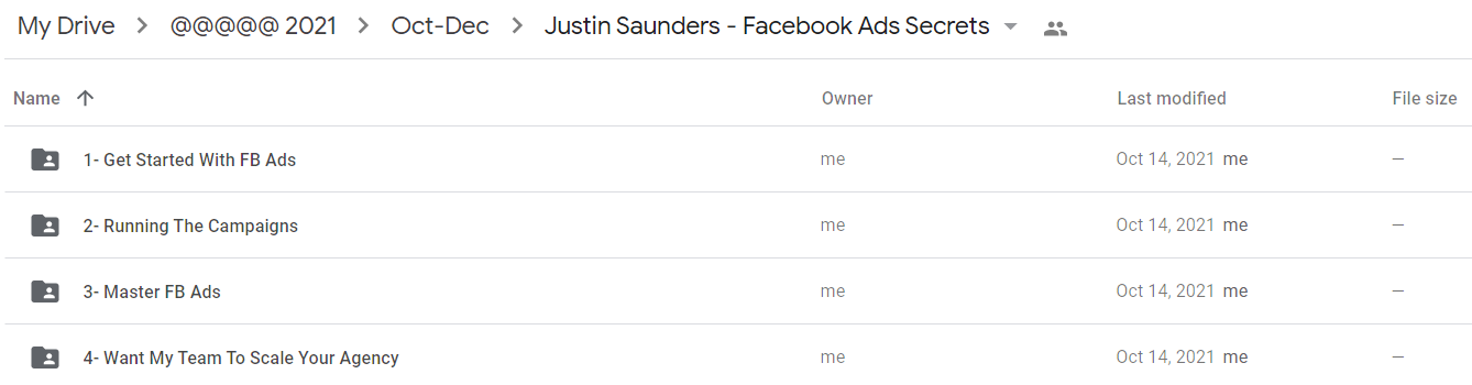 Justin Saunders - Facebook Ads Secrets