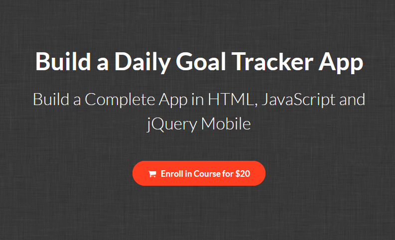 Mark Lassoff - Build a Daily Goal Tracker App