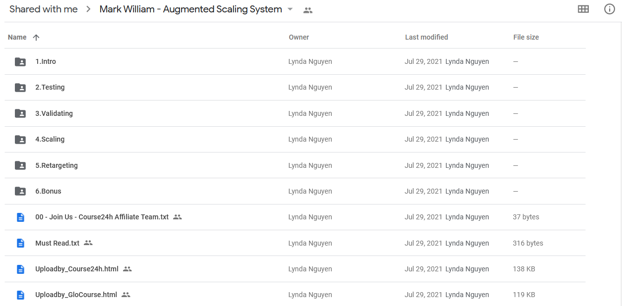 Mark William - Augmented Scaling System