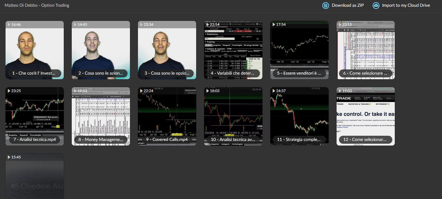 Matteo Di Debbo - Option Trading