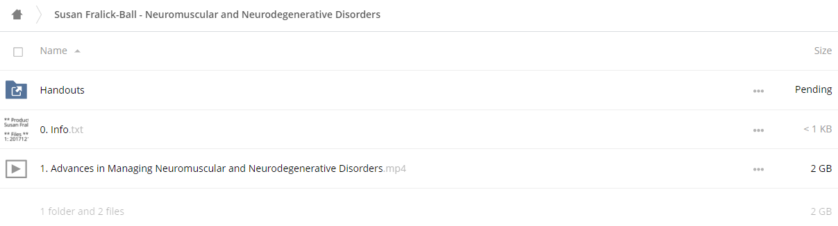 Neuromuscular and Neurodegenerative Disorders