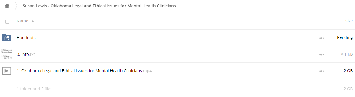 Oklahoma Legal and Ethical Issues for Mental Health Clinicians