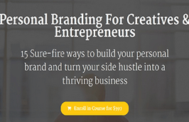 Personal Branding For Creatives & Entrepreneurs