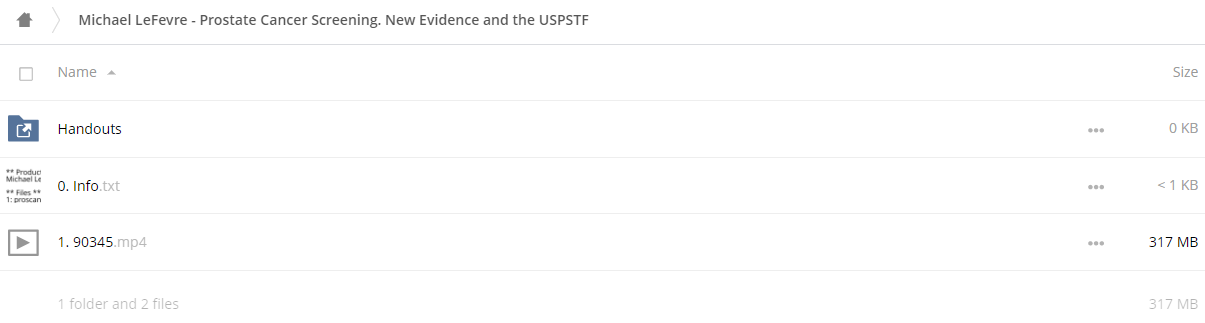 Prostate Cancer Screening New Evidence and the USPSTF