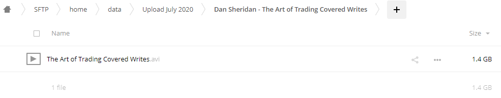 Dan Sheridan - The Art of Trading Covered Writes [1 video (AVI)]