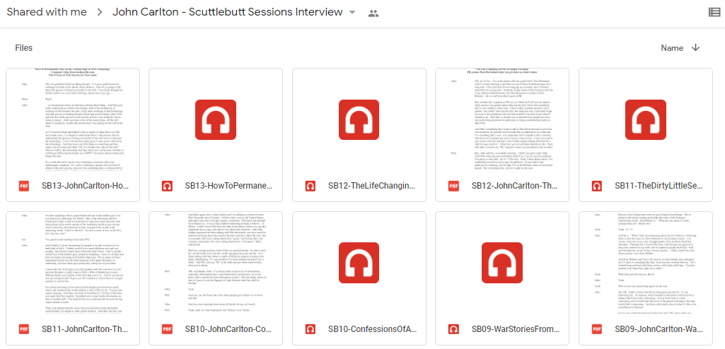 Scuttlebutt Sessions Interview