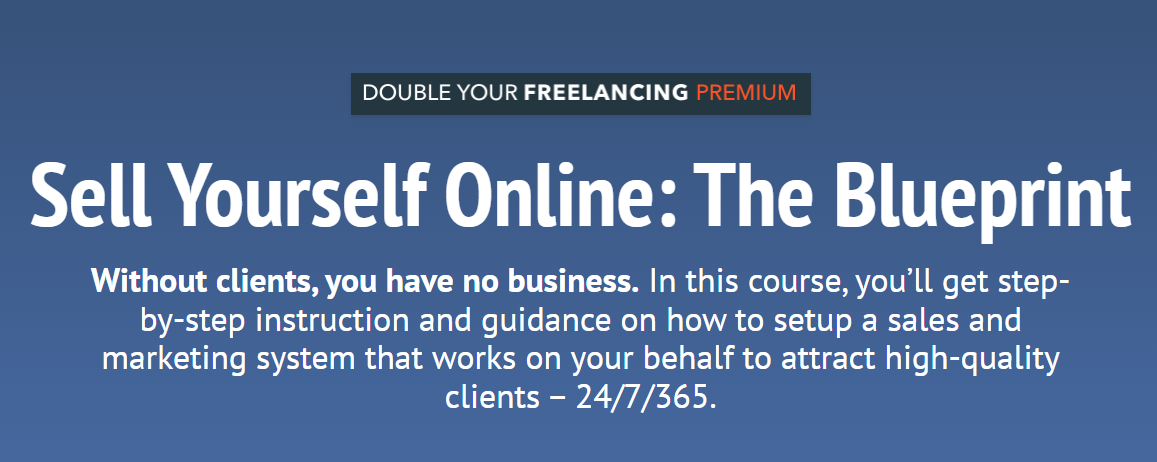 The Blueprint Sell Yourself Online Brennan Dunn