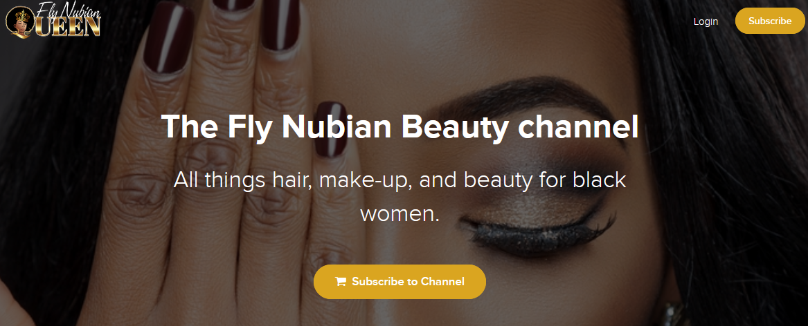 The Fly Nubian Beauty channel