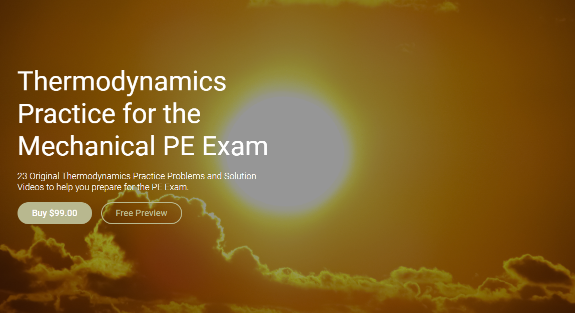 Thermodynamics Practice for the Mechanical PE Exam