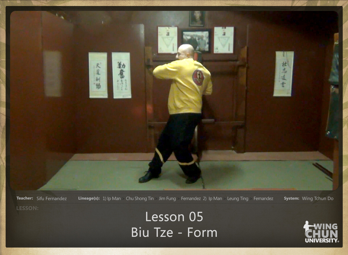 WingTchunDo - Lesson 05 - Biu Tze - Form