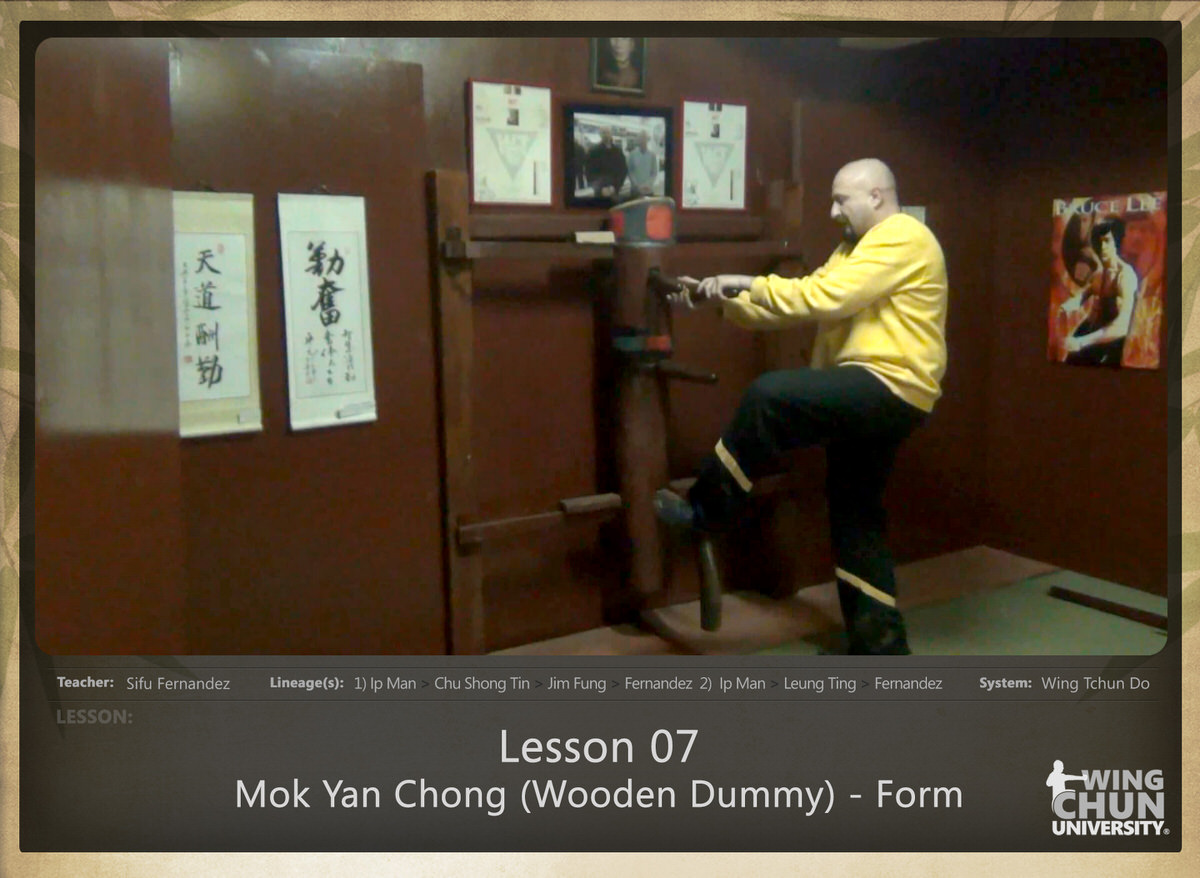 WingTchunDo - Lesson 07 - Mok Yan Chong (Wooden Dummy) - Form