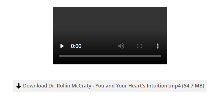 Dr. Rollin McCraty - You and Your Heart's Intuition!