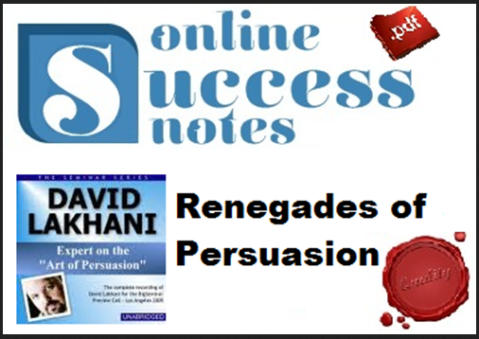 Dave Lakhani - Renegades of Persuasion