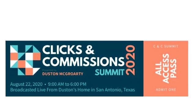 Duston Mc Groarty – Clicks & Commissions Summit 2020